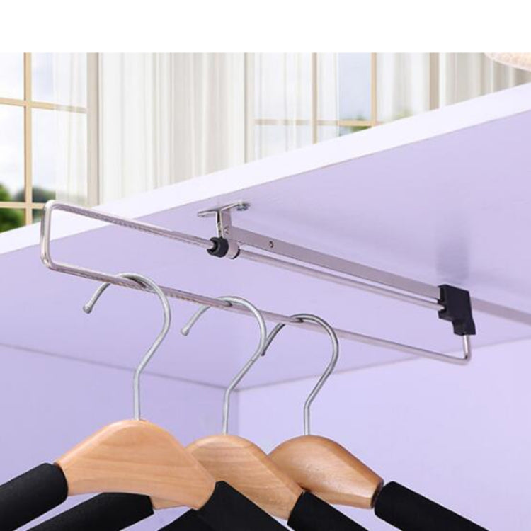 Telescopic Rail Pull-Out Wardrobe Clothes Hanger(25cm), 25cm
