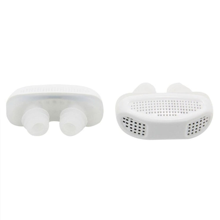 2 in 1 ABS Silicone Anti Snoring Air Purifier (White)