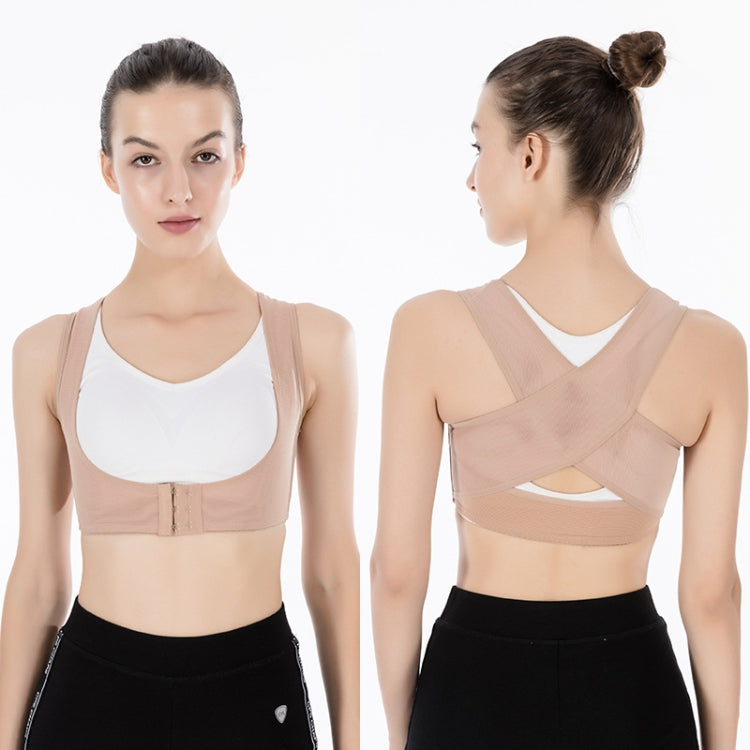 Women Ultrathin Kyphosis Correction Shoulder Support Tight-fitting Orthopedic Belt, Size:L, L