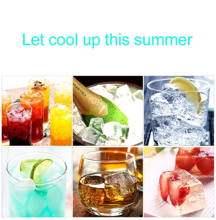 Small Square Ice Mold Trays Multi-layer Mold with Cover Ice Storage Box, 5 Layers