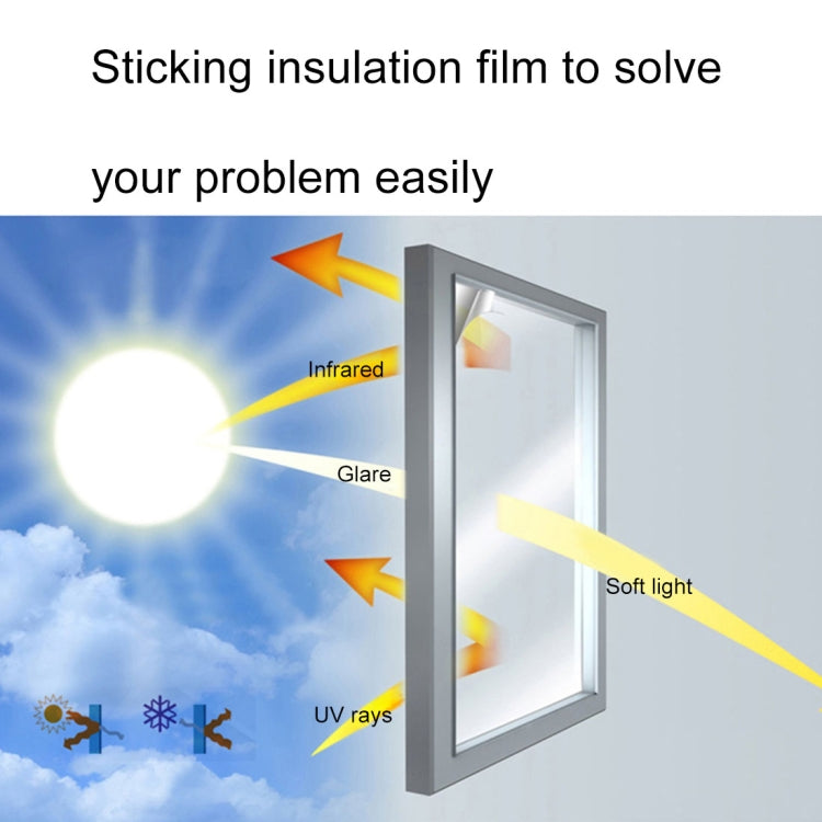 UV Reflective One Way Privacy Decoration Glass Window Film Sticker, Width: 100cm, Length: 1m, Width: 100cm