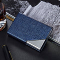 Oracle Bone Texture Business Card Holder Wallet Credit Card ID Case Holder, Random Color, Oracle Bone Texture