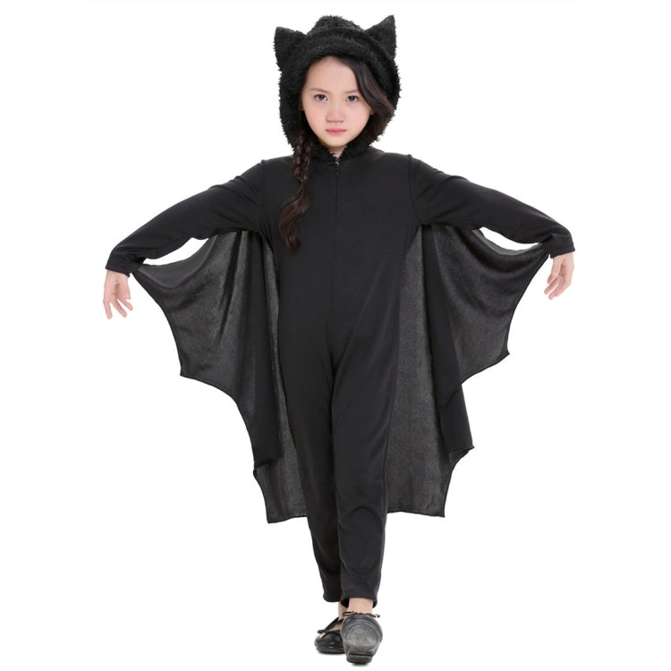 Halloween Costume Children Jumpsuit Bat Style Cosplay Costumes Stage Suit Size:S, Suggested Height:105-115cm, Size: S Children
