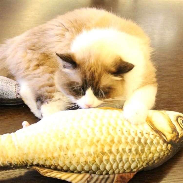 Simulation Fish Toy Funny Cat Toy Fish Stuff Scratching Post Board Toy, Small Size: 21.5 x 8.0 x 5.0cm, Size: 21.5x8.0x5.0cm