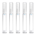 5 PCS Clear Empty Travel Portable Refillable Plastic Pump Bottle Containers, 15ml, 15ml