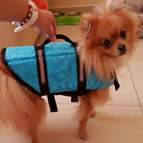 Pet Saver Dog Reflective Stripes Life Vest Jacket for Swimming Boating Surfing, Size: S, Size: S
