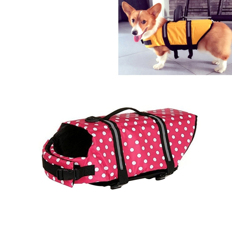 Pet Saver Dog Reflective Stripes Life Vest Jacket for Swimming Boating Surfing, Size: S, Size: S