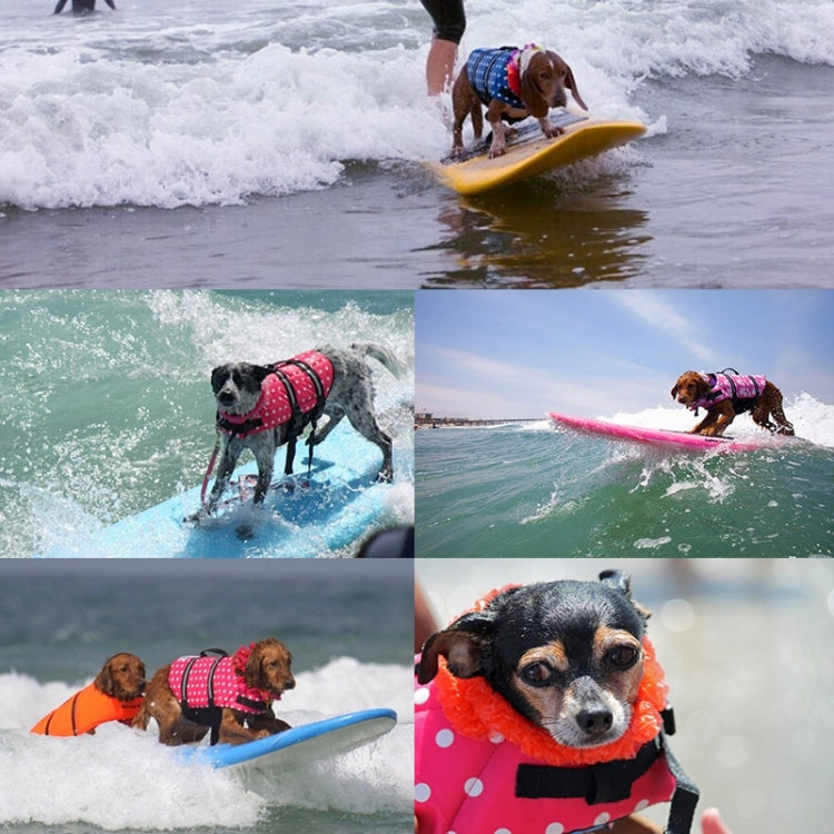 Pet Saver Dog Reflective Stripes Life Vest Jacket for Swimming Boating Surfing, Size: S, Size: S