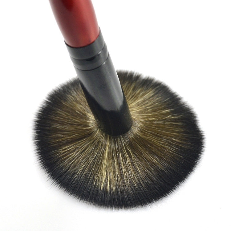 Wooden Handle Soft Head Buffer Foundation Powder Blush Brush Makeup Tools