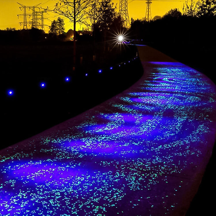 100 PCS Glow in The Dark Garden Pebbles for Walkways & Decoration and Plants Luminous Stones