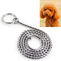 50cm x 4mm Pet P Chain Pet Collars Pet Neck Strap Dog Neckband Snake Chain Dog Chain Dog Collar, 50cm x 4mm