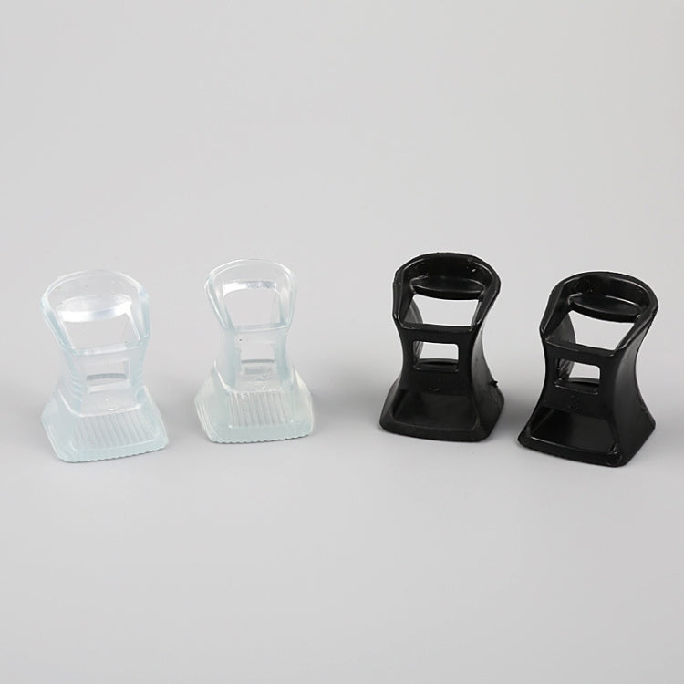 5 Pairs Hard Wearing Anti-slip PVC StoppersShoes High Heel Cover Protectors, Size: M ,Random Color Delivery, Size: M