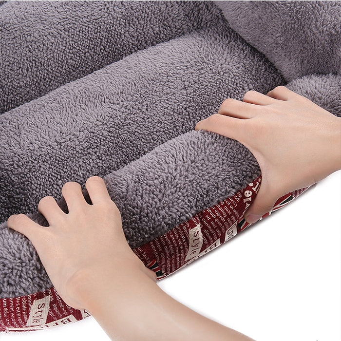 Candy Color Four Seasons Genuine Warm Pet Dog Kennel Mat Teddy Dog Mat, Size: XXL, 95×72×18cm, Size: XXL