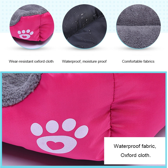 Candy Color Four Seasons Genuine Warm Pet Dog Kennel Mat Teddy Dog Mat, Size: XXL, 95×72×18cm, Size: XXL