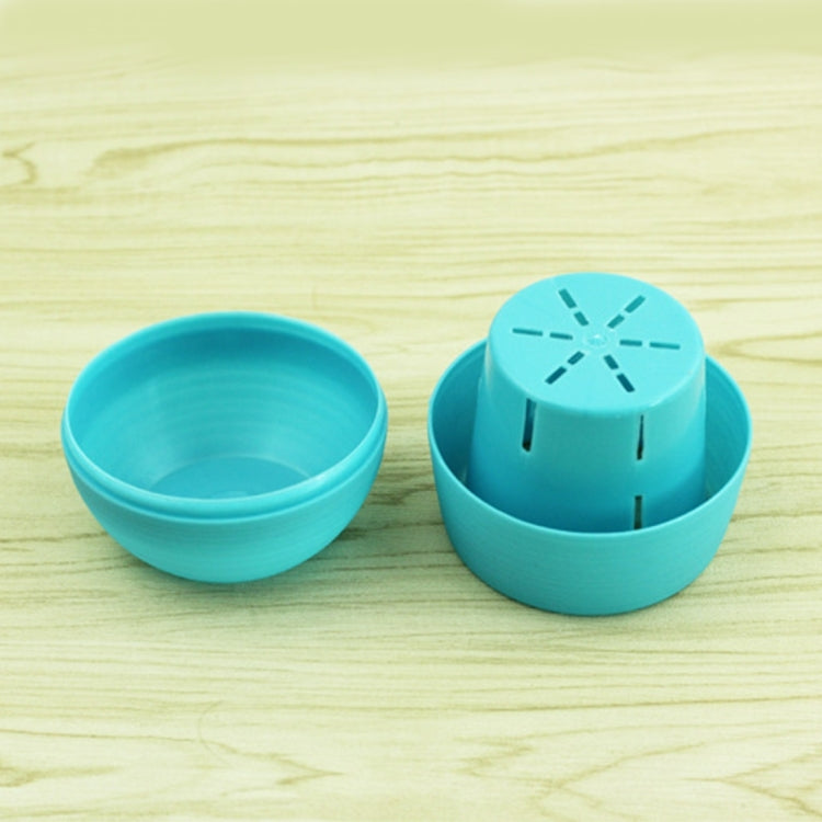 Colourful Mini Round Plastic Plant Flower Pot Garden Home Office Decoration Nursery Pots  Plant Flowerpot with Water Tank, Random Color Delivery, Flower Pot 3