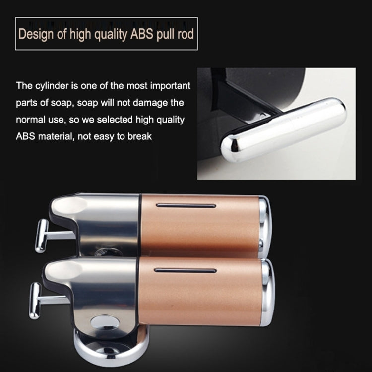 Hotel Shower Manual Dispenser Wall Mounted Washing Liquid Shampoo Soap Bottle, Capacity: 500ml, 500ml/Red, 500ml/Silver, 500ml/White, 500ml/Dark Red, 500ml/Green, 500ml/Gold, 500ml/Blue, 500ml/Purple