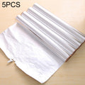 5 PCS 5m Bakest Aluminum Tin Foil Paper Barbecue Paper, 5 PCS Barbecue Paper