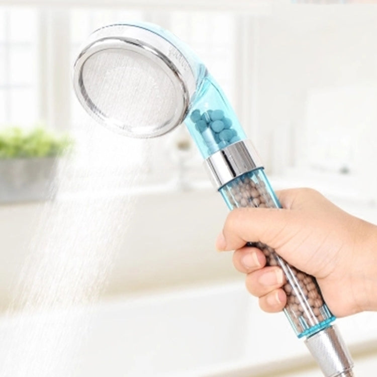 PC Negative Ions Shower Head, Size: Small, Interface:  2cm, Size: Small(Blue), Size: Small(Transparent)
