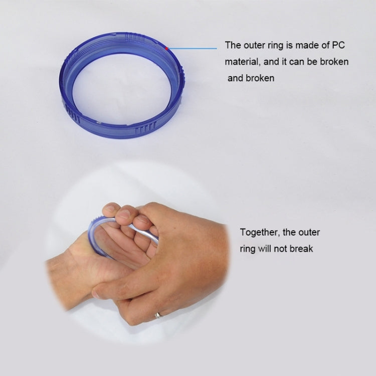 PC Negative Ions Shower Head, Size: Small, Interface:  2cm, Size: Small(Blue), Size: Small(Transparent)