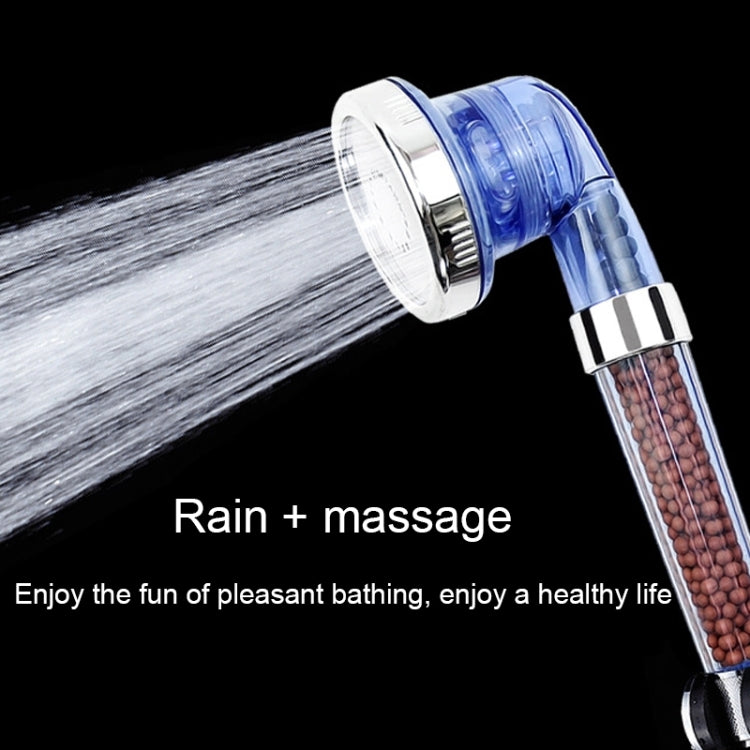 3 Settings Adjustable PC Negative Ions Shower Head, Size: Large, Interface:  2cm, 3 Settings Size: Large,(Blue), 3 Settings Size: Large(Transparent)