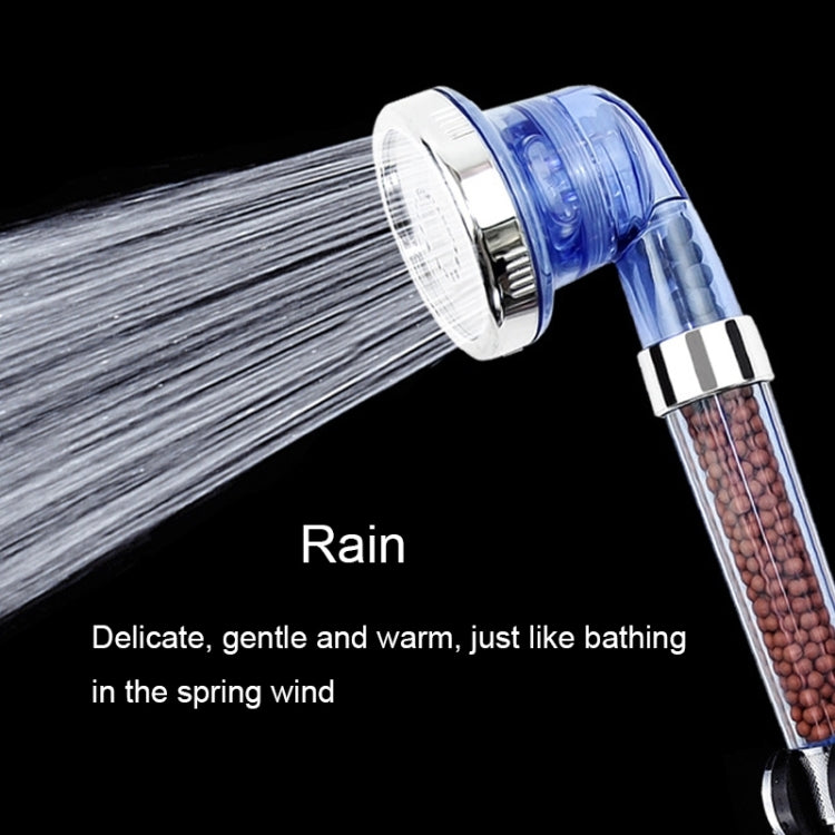 3 Settings Adjustable PC Negative Ions Shower Head, Size: Large, Interface:  2cm, 3 Settings Size: Large,(Blue), 3 Settings Size: Large(Transparent)