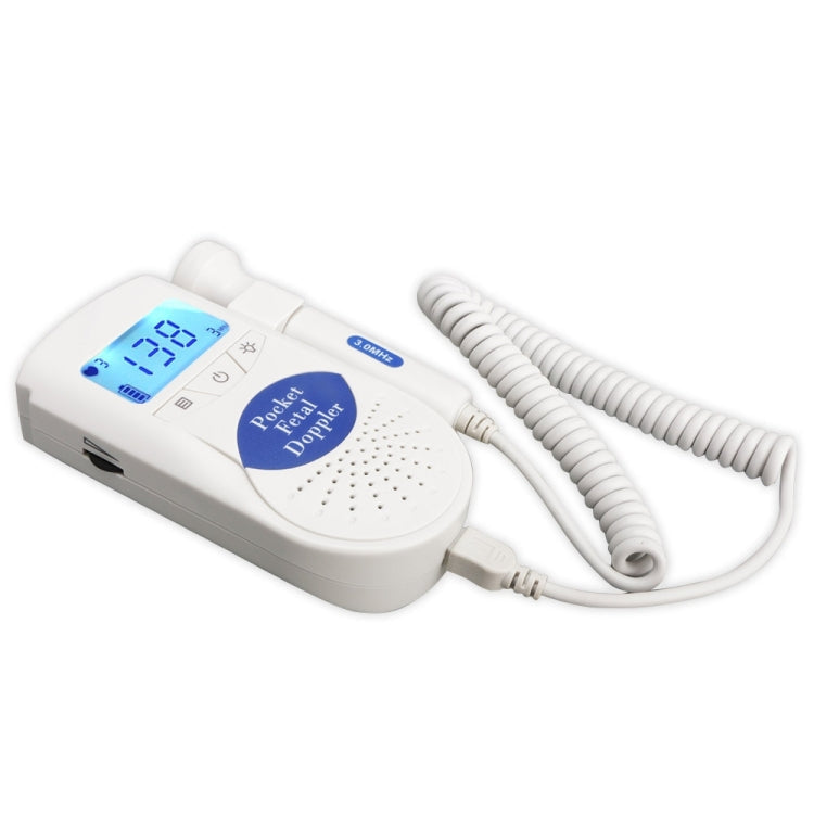JPD-100S6 I LCD Ultrasonic Scanning Pregnant Women Fetal Stethoscope Monitoring Monitor / Fetus-voice Meter, Complies with IEC60601-1:2006, JPD-100S6  (Blue), JPD-100S6 (Pink)