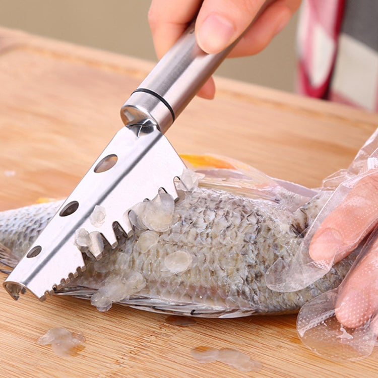 SSGP Stainless Steel Fish Scale Planing Knife Kitchen Essential, Length: 20.5cm
