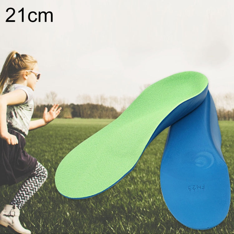 Children PU XO Leg Corrective Insole, Size: 21cm, Size: 21cm