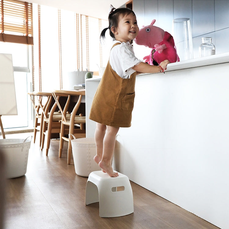 Thickened Plastic Chair Household Footstool Bathroom Anti-skid Small Stool for Children