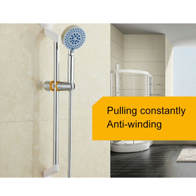 1.5m Flexible Stainless Steel Showerhead Hose Pipe Double Interlock Copper Interface Anti Burst Bath Water Pipe, 1.5m (Double Interlock)