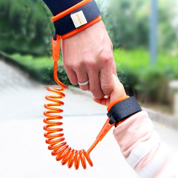 Kids Safety Harness Child Leash Anti Lost Wrist Link Traction Rope Anti Lost Bracelet, Length: 2m, 2m Orange, 2m Blue