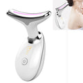 LED Color Light Wrinkle Neck Beauty Instrument (White)