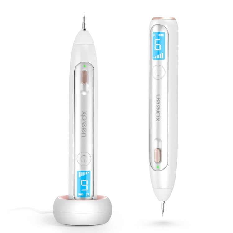 XPREEN XPRE051 Professional Wireless Rechargeable Mole Freckle Dark Spots Tattoo Wart Removal Pen Skin Tag Spot Eraser Pro Beauty Sweep Spot Pen Kit With LED Screen & Spotlight(White)