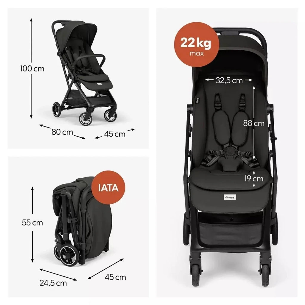 Hauck Fly N Care Stroller - Black