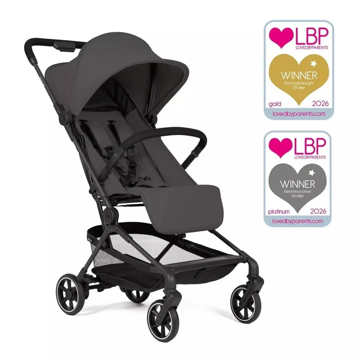 Hauck Lite N Care Stroller - Dark Antracite