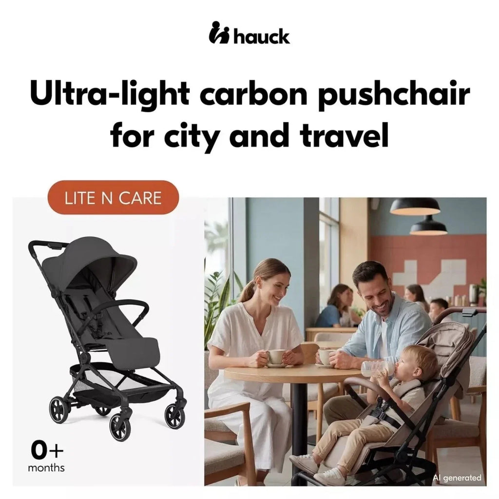 Hauck Lite N Care Stroller - Dark Antracite