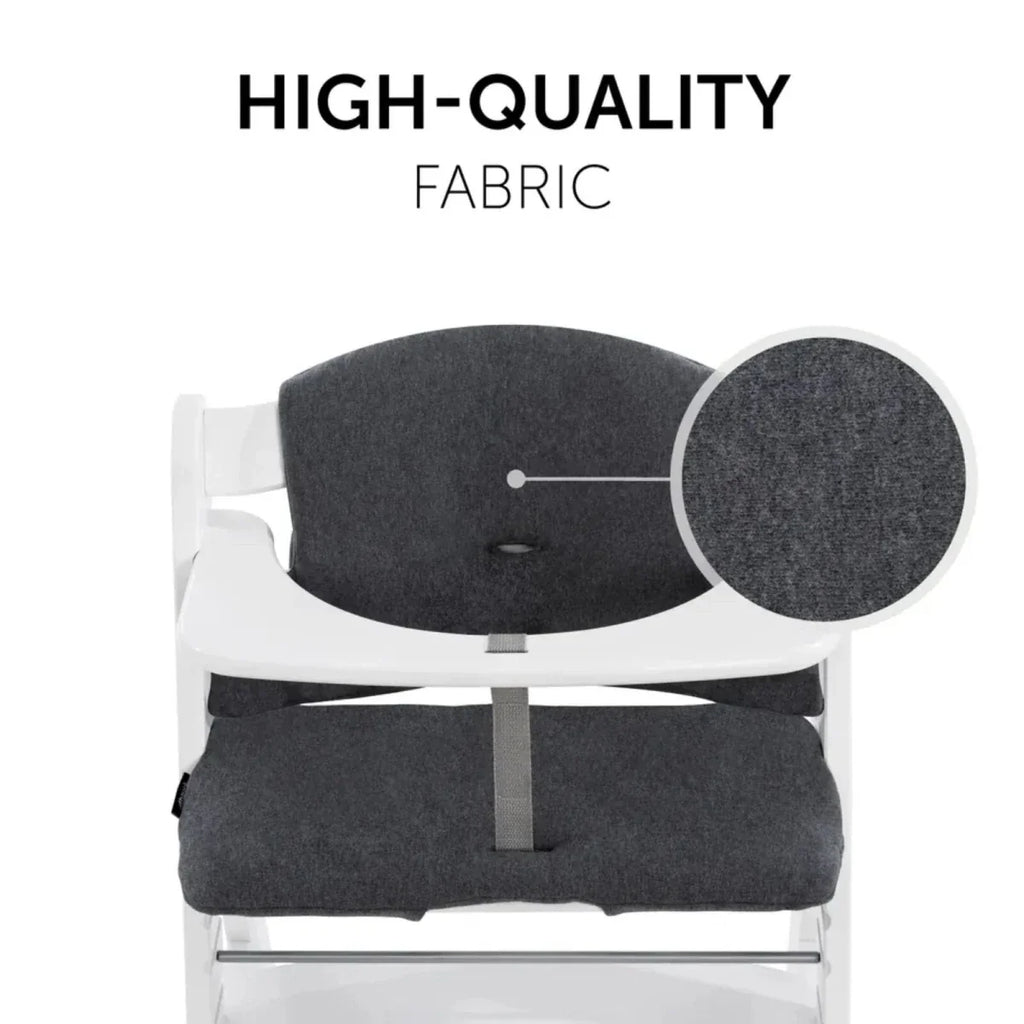 Hauck Highchair Pad Select - Jersey Charcoal