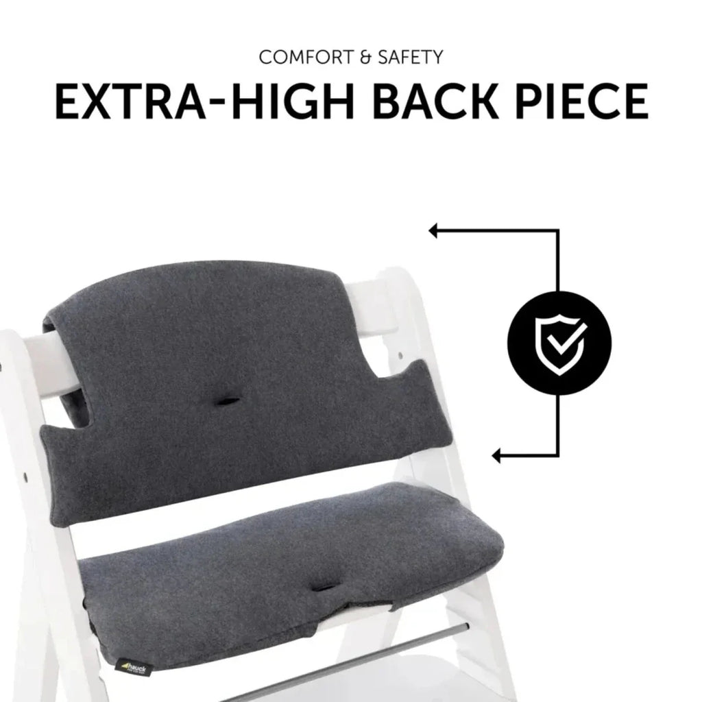 Hauck Highchair Pad Select - Jersey Charcoal
