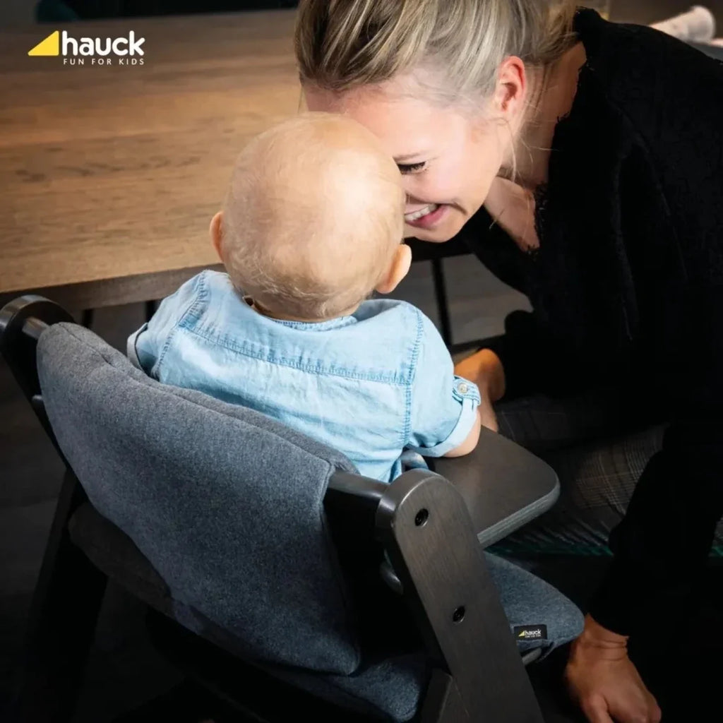 Hauck Highchair Pad Select - Jersey Charcoal