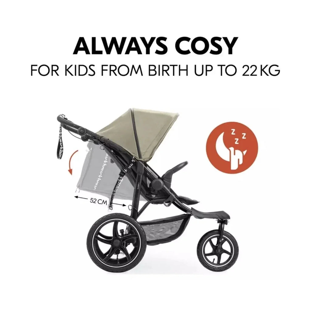 Hauck Runner 3 Pushchair - Olive