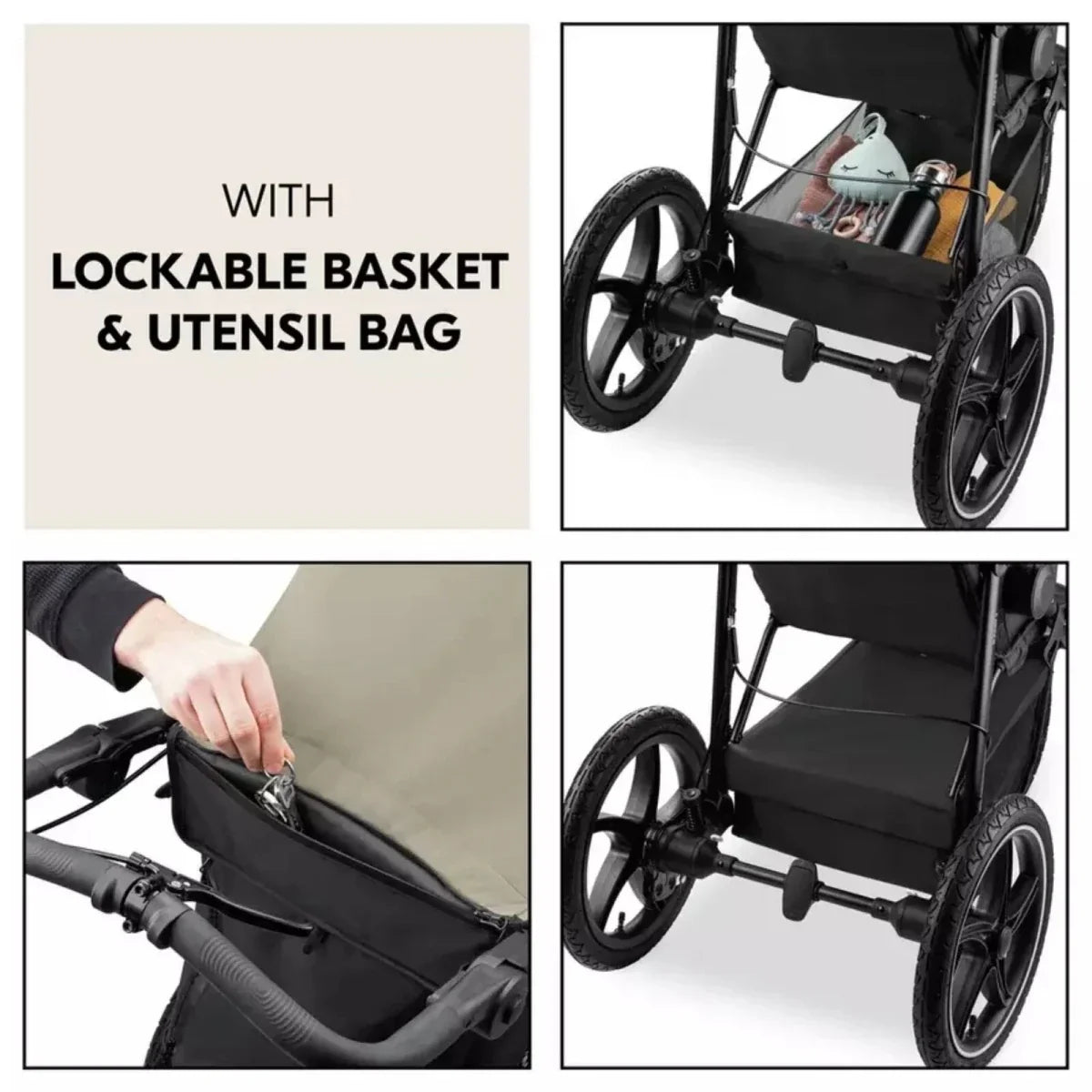 Hauck Runner 3 Pushchair - Olive