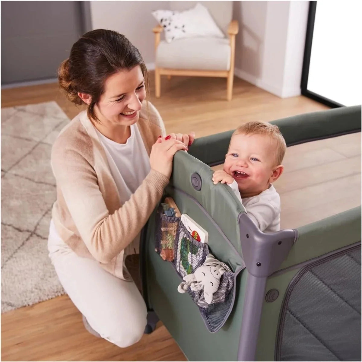 Hauck Play N Relax Center Travel Cot - DarkBlue