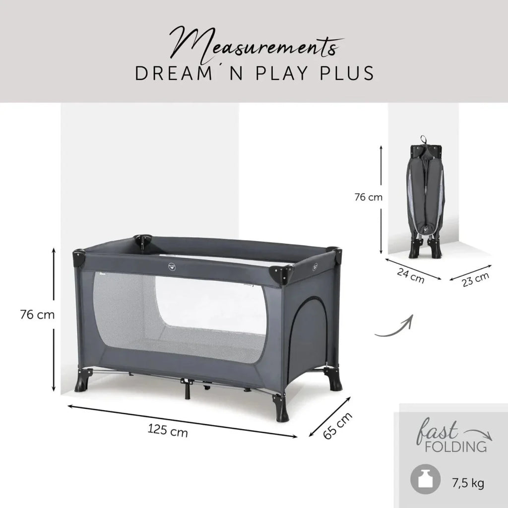 Hauck Dream N Play Plus - Grey