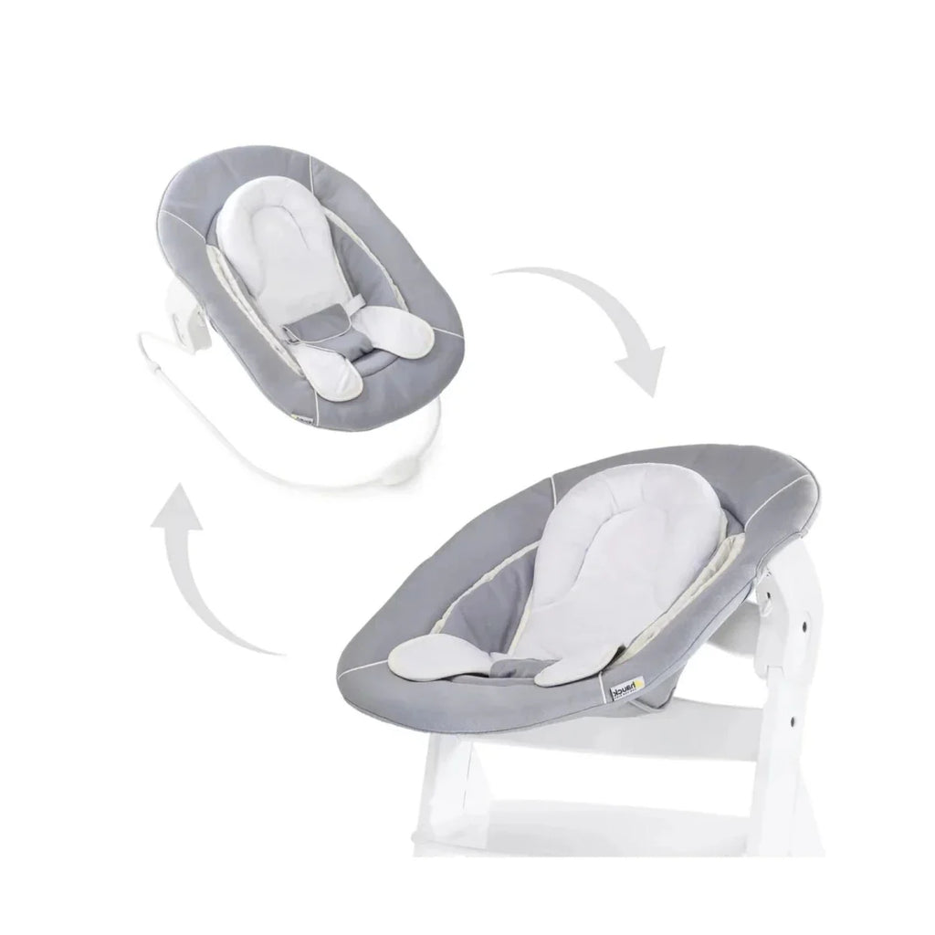Hauck Alpha 2 in 1 Bouncer - Stretch Grey