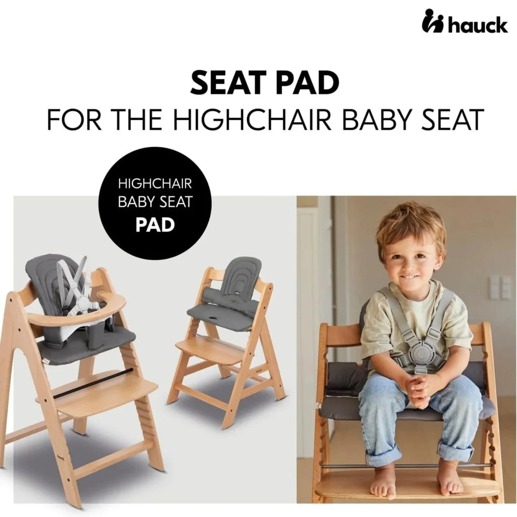 Hauck Highchair Baby Seat Pad - Dark Grey