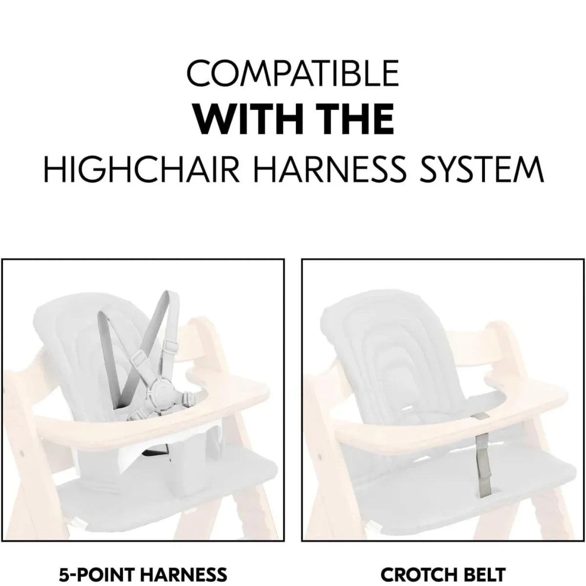 Hauck Highchair Baby Seat Pad - Dark Grey