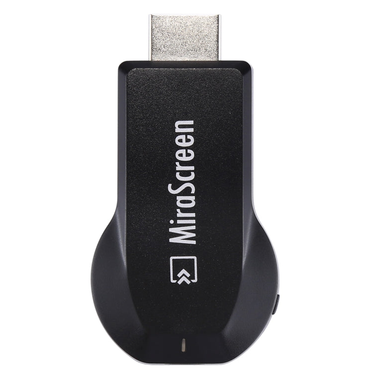 MiraScreen WiFi Display Dongle / Miracast Airplay DLNA Display Receiver Dongle Wireless Mirroring Screen Device with 2 in 1 USB Cable (Black)