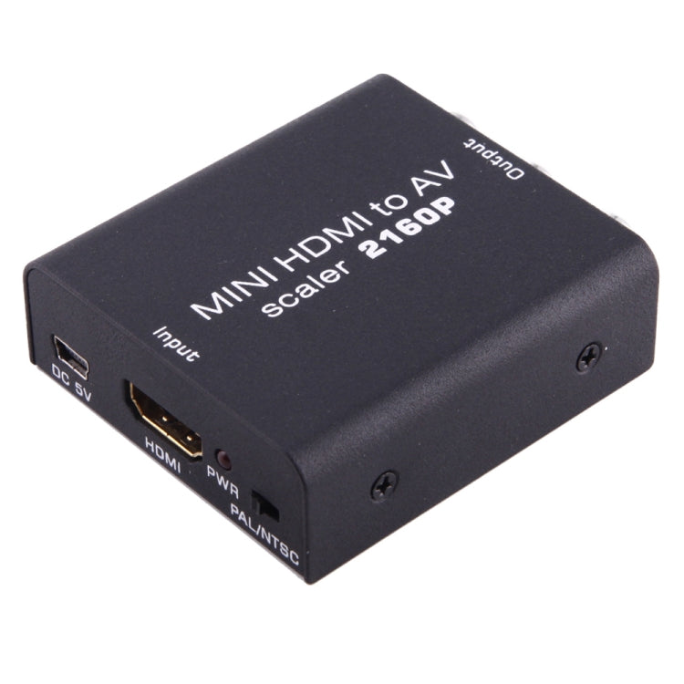 Mini HDMI to AV / CVBS Composite Video Signal Converter(Black)