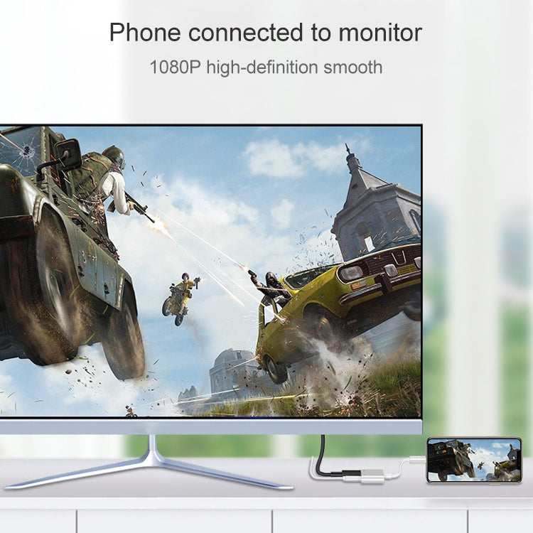 8 Pin to HDMI HDTV Projector Video Adapter Cable for iPhone