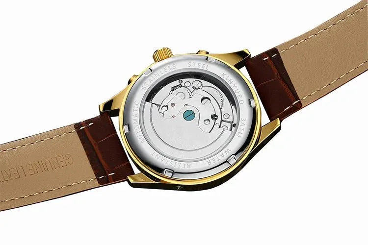 Top Brand Luxury Men's Watches - Waterproof Sport Automatic Mechanical Tourbillon Hollow Out Watch